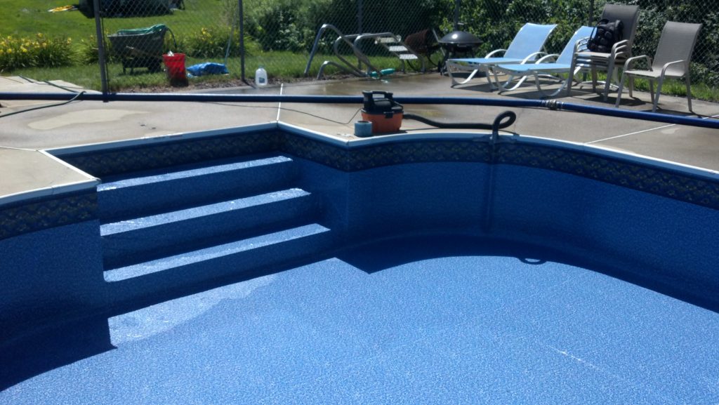 Inground Swimming Pool Liner Replacement Rainbow Pools